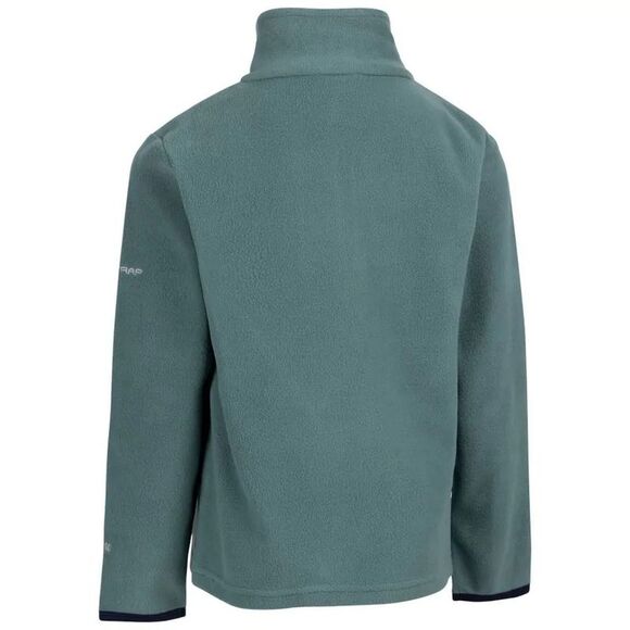Trespass Childrens Boys Etto Half Zip Fleece Top / Spruce Green - Picture 2 of 5